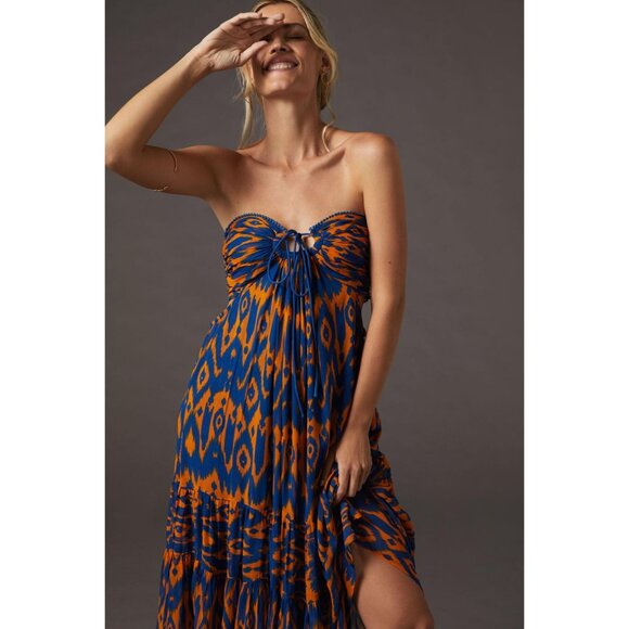 Verb by Pallavi Singhee Cut-Out Midi Dress - Picture 1 of 5